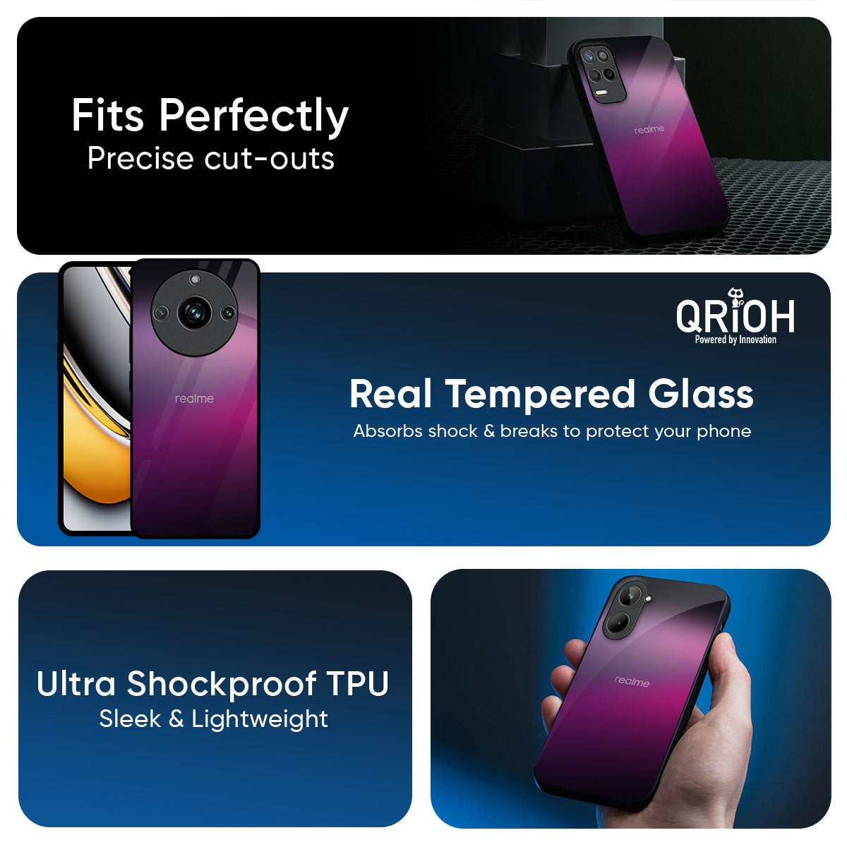 Knight Pink Glass Case for Realme P3 Ultra 5G