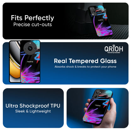 Brushy Color Glass Case for Realme 15 Pro 5G