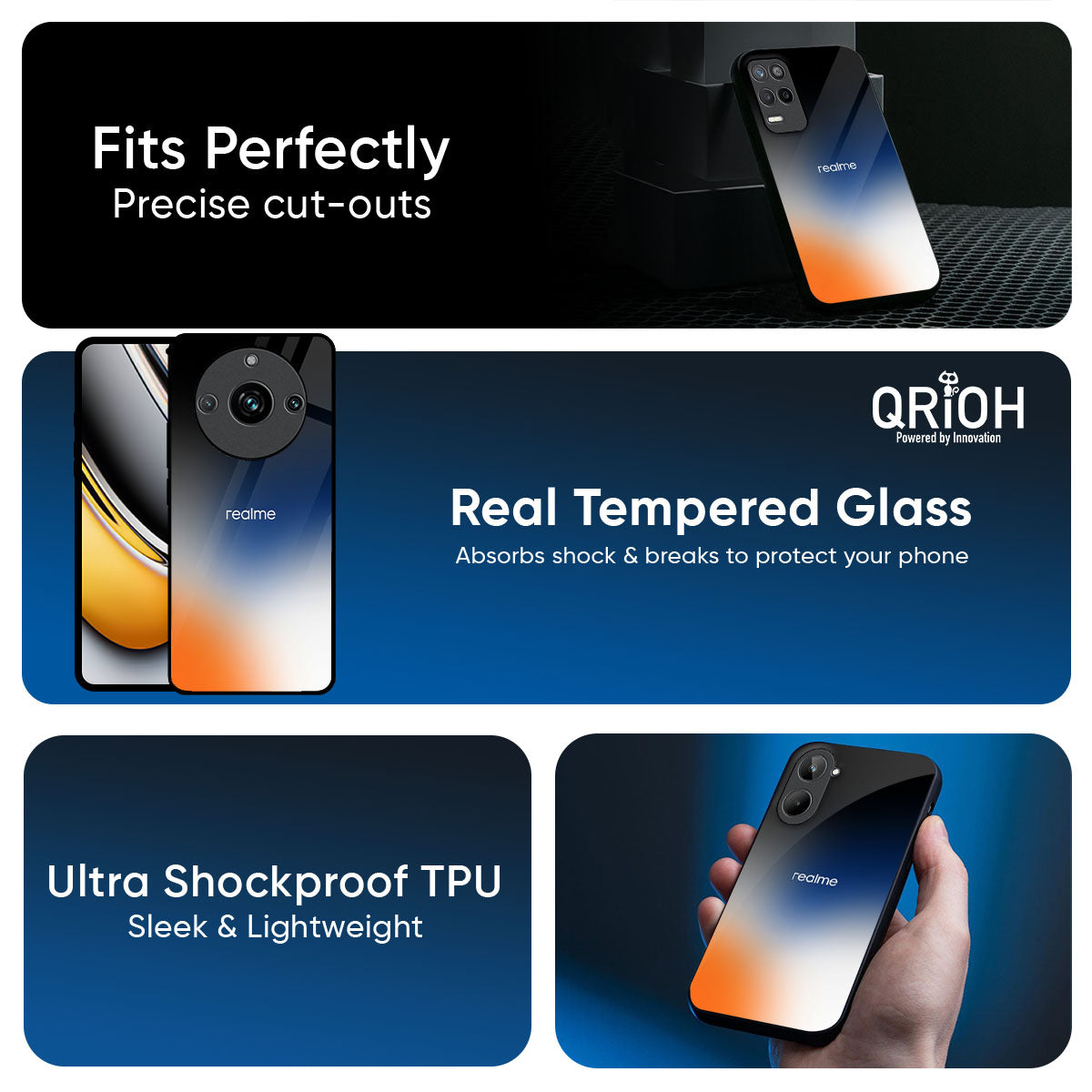 Magic Shade Glass Case for Realme P3 Ultra 5G
