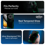 Green Well Glass Case for Realme C65 5G