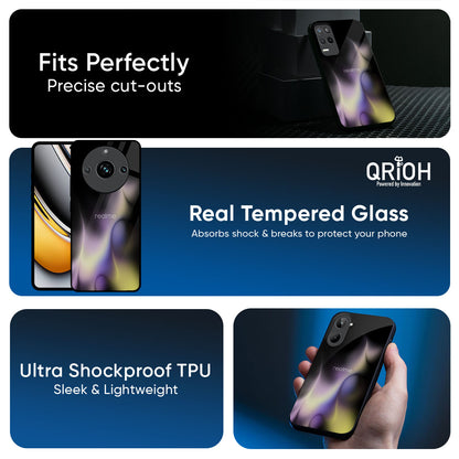 Flames Flow Glass Case for Realme P4x 5G