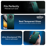 Palm Green Glass Case For Realme Narzo 80 Lite 5G