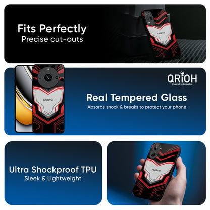 Quantum Suit Glass Case For Realme Narzo 70x 5G