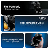 Zealand Fern Design Glass Case For Realme 14 5G