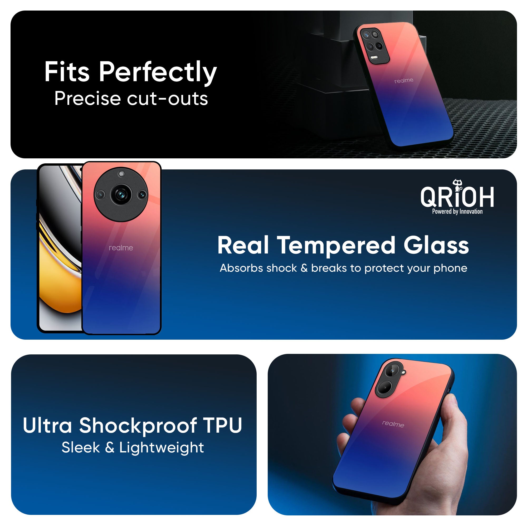 Dual Magical Tone Glass Case for Realme C85 5G