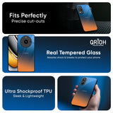 Sunset Of Ocean Glass Case for Realme 14 5G