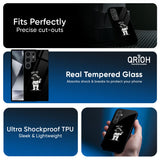 Peace Out Astro Glass Case for Samsung Galaxy F17 5G