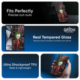 Joker Cartoon Glass Case for Samsung Galaxy F17 5G