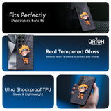 Orange Chubby Glass Case for Samsung Galaxy M17 5G