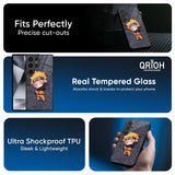 Orange Chubby Glass Case for Samsung Galaxy M16 5G