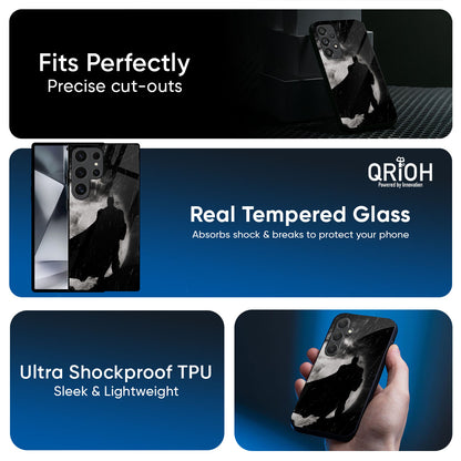 Dark Warrior Hero Glass Case for Samsung Galaxy A57 5G