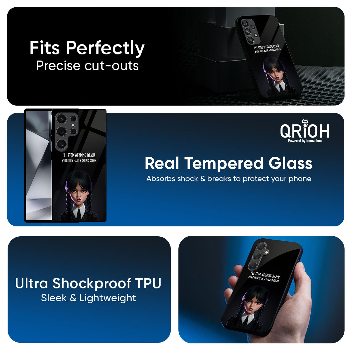 Aesthetic Digital Art Glass Case for Samsung Galaxy F17 5G