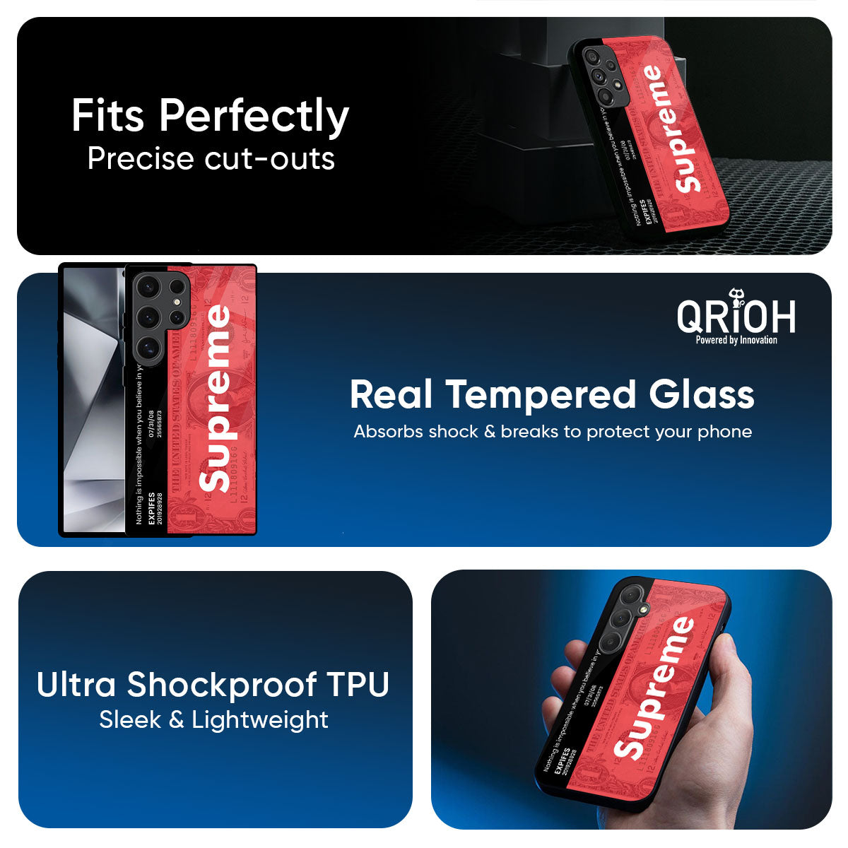 Supreme Ticket Glass Case for Samsung Galaxy A57 5G