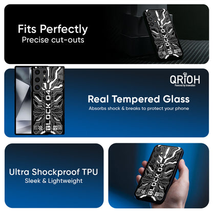 Monochrome Magic Glass Case for Samsung Galaxy M56 5G