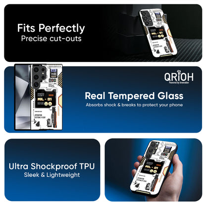 Tech Display Glass Case for Samsung Galaxy M56 5G