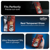 Astronaut Bear Glass Case for Samsung Galaxy M16 5G