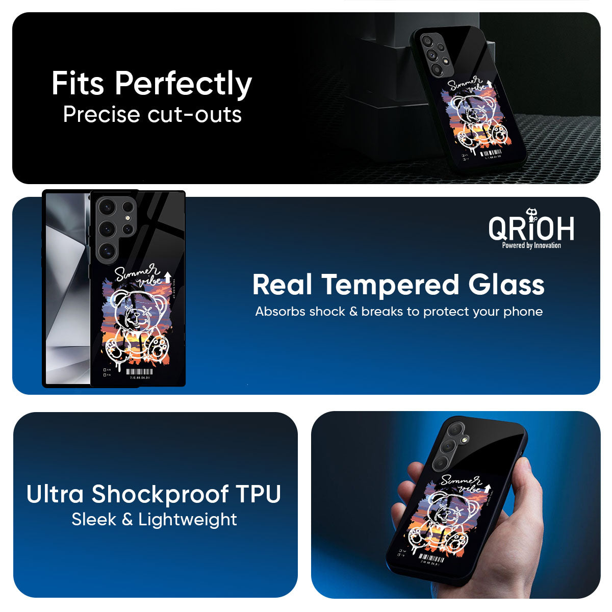 Summer Vibe Glass Case for Samsung Galaxy M56 5G