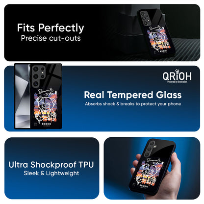 Summer Vibe Glass Case for Samsung Galaxy M56 5G