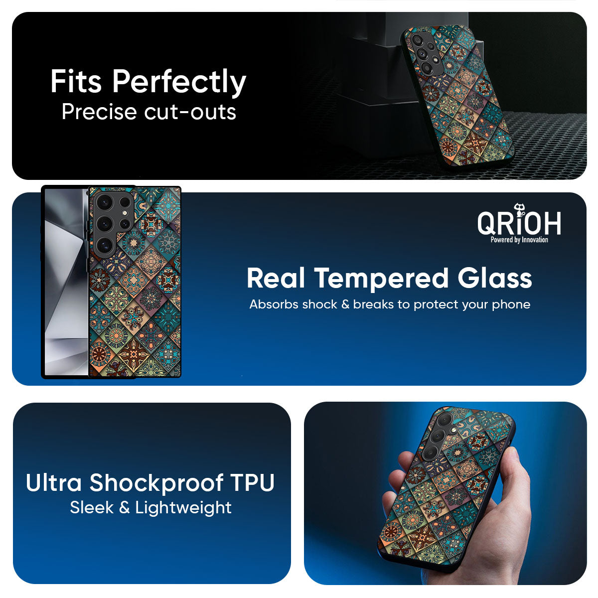 Retro Art Glass Case for Samsung Galaxy M56 5G