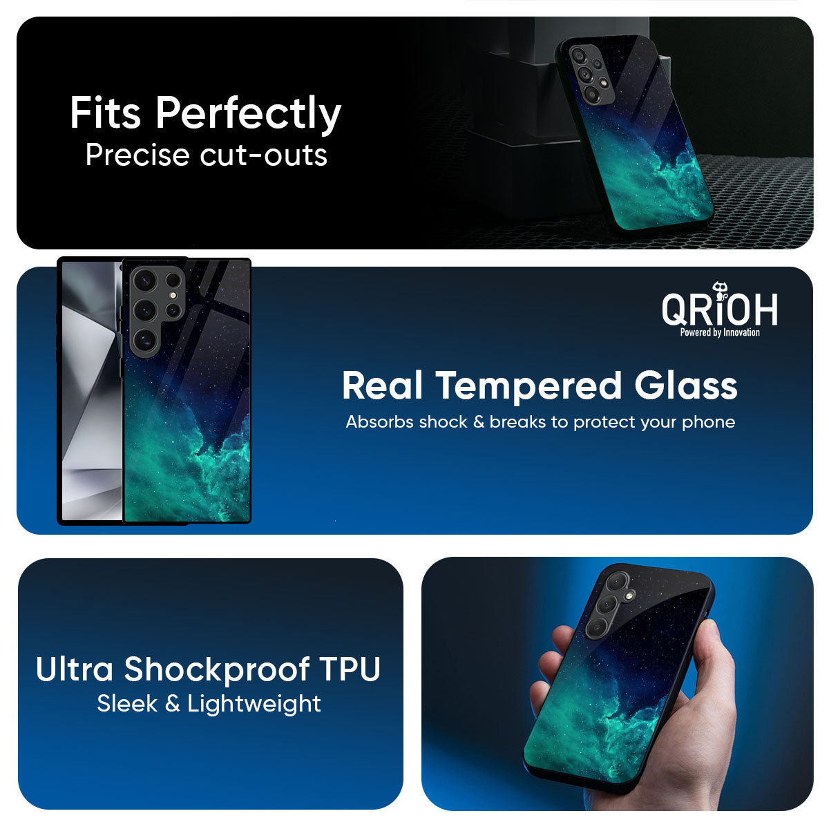 Winter Sky Zone Glass Case For Samsung Galaxy A57 5G