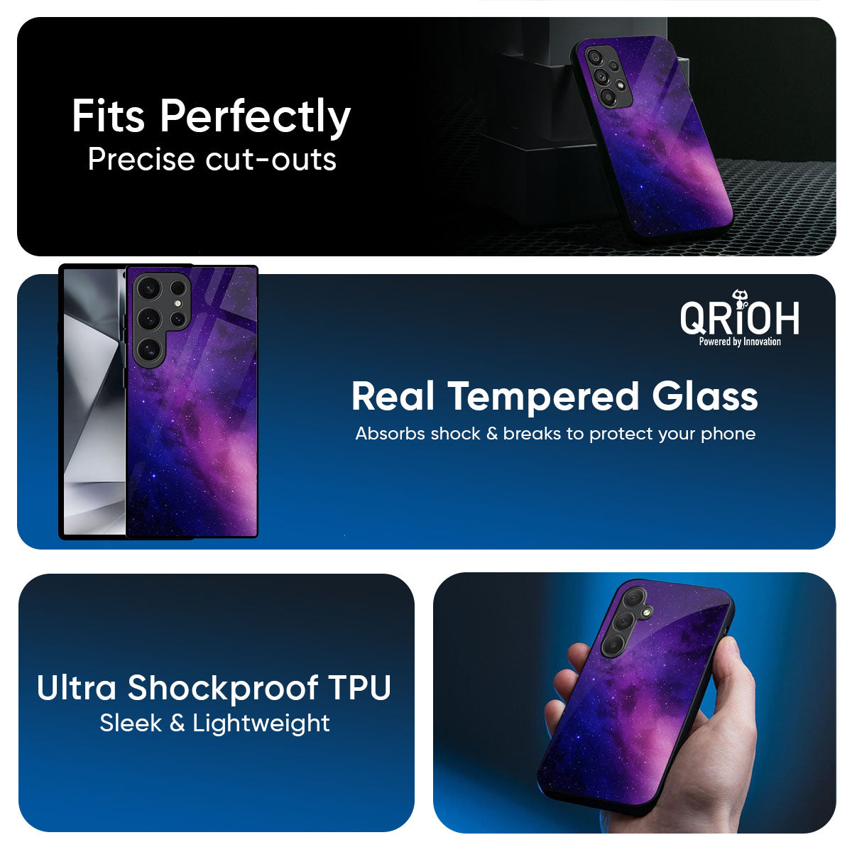 Stars Life Glass Case For Samsung Galaxy M56 5G