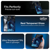 Dazzling Ocean Gradient Glass Case For Samsung Galaxy S25 Edge 5G