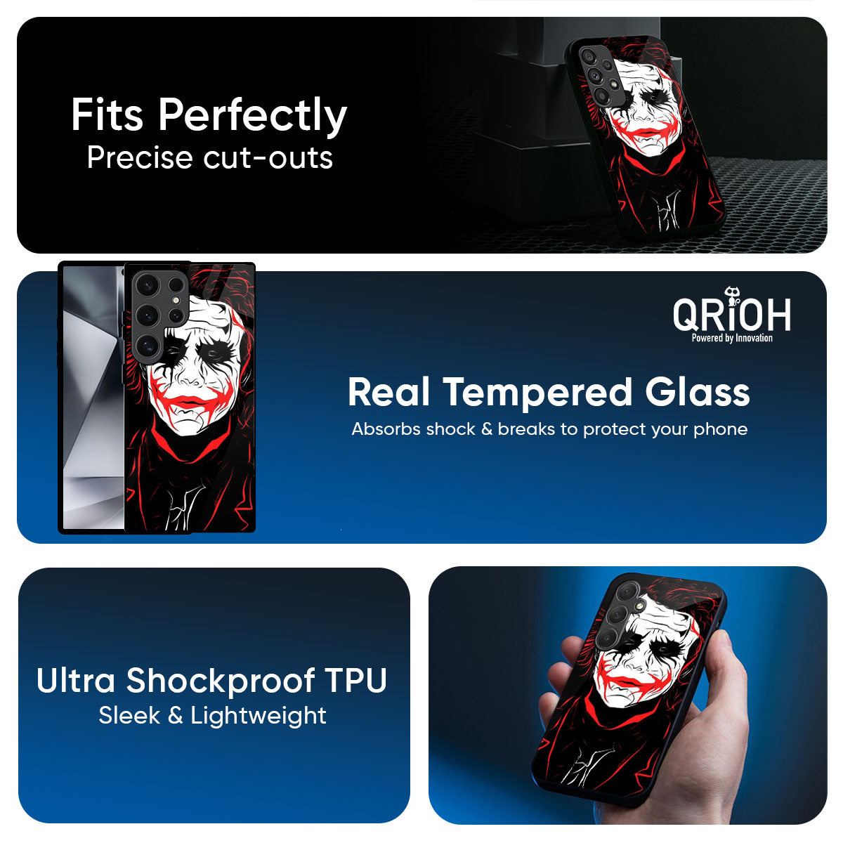 Life In Dark Glass Case For Samsung Galaxy M56 5G