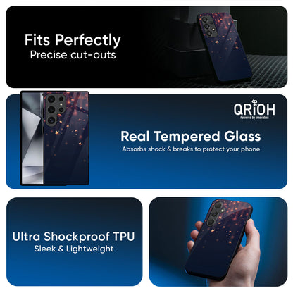 Falling Stars Glass Case For Samsung Galaxy M56 5G
