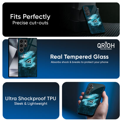Power Of Trinetra Glass Case For Samsung Galaxy M56 5G