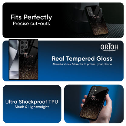 I Am The Queen Glass Case for Samsung Galaxy M56 5G