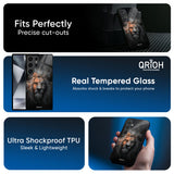 Devil Lion Glass Case for Samsung Galaxy M17 5G