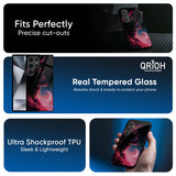 Moon Wolf Glass Case for Samsung Galaxy M36 5G
