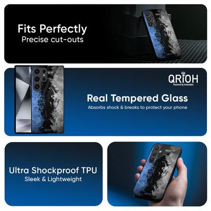 Dark Grunge Glass Case for Samsung Galaxy M56 5G