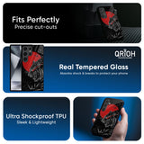 Red Moon Tiger Glass Case for Samsung Galaxy M16 5G