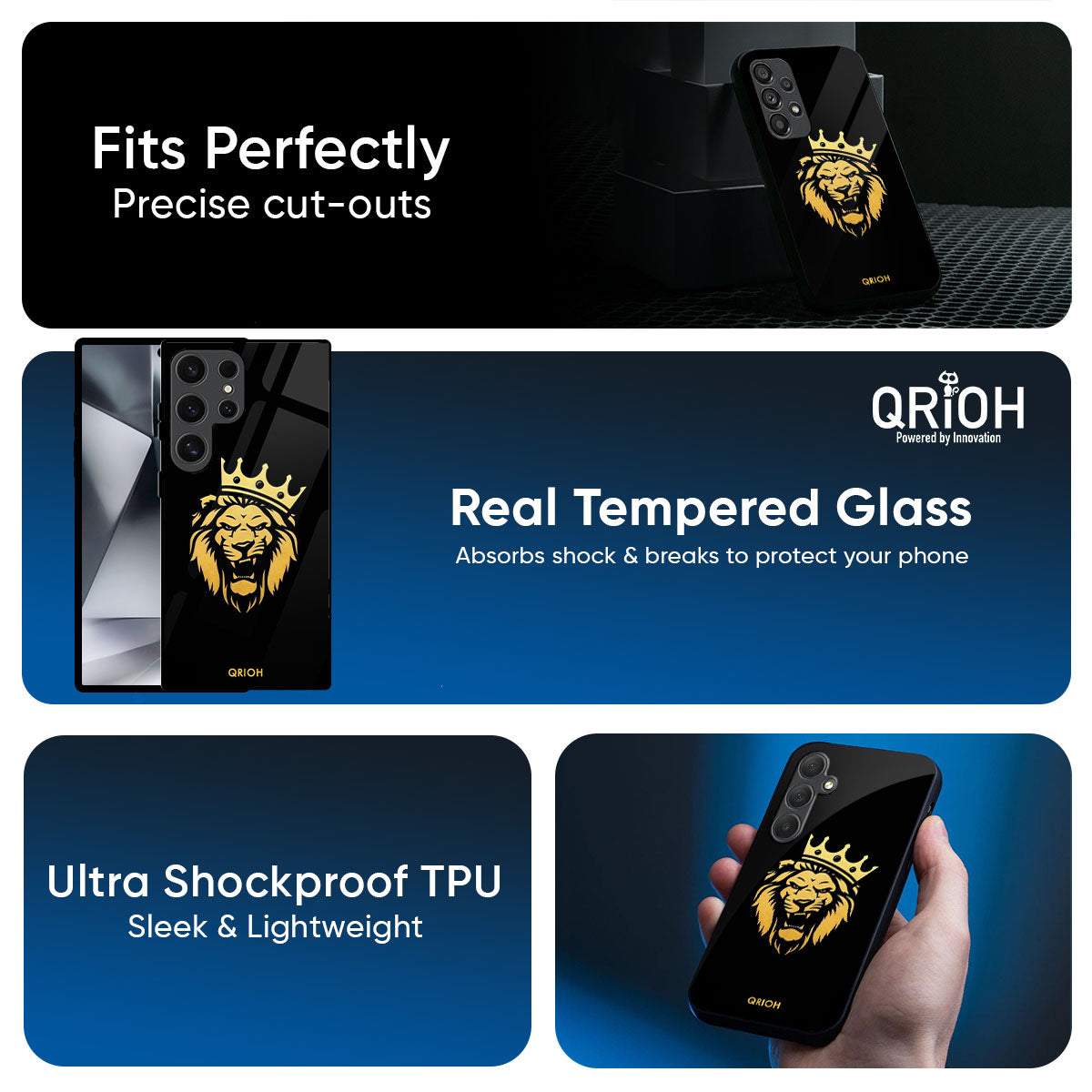 Lion The King Glass Case for Samsung Galaxy M56 5G
