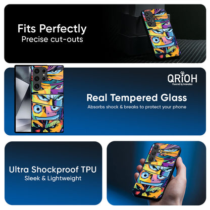 Anime Legends Glass Case for Samsung Galaxy M56 5G