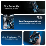 Cloudy Dust Glass Case for Samsung Galaxy M17 5G