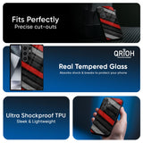 Soft Wooden Texture Glass Case for Samsung Galaxy S26 5G