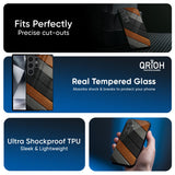 Tri Color Wood Glass Case for Samsung Galaxy S26 5G