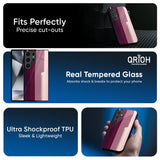 Brush Stroke Art Glass Case for Samsung Galaxy S26 Ultra 5G