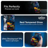 Multicolor Oil Painting Glass Case for Samsung Galaxy M16 5G