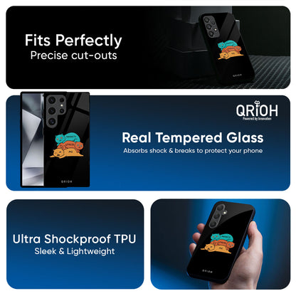 Anxiety Stress Glass Case for Samsung Galaxy M56 5G