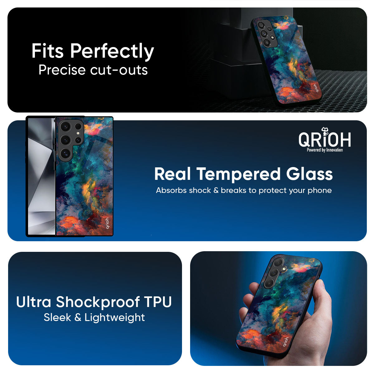 Cloudburst Glass Case for Samsung Galaxy A57 5G