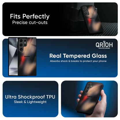 Dark Gradient Glass Case for Samsung Galaxy A37 5G
