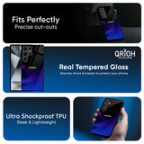 Black Onyx Glass Case for Samsung Galaxy M17 5G