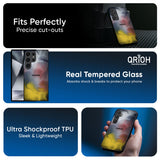 Colorful Smoke Glass Case for Samsung Galaxy M36 5G