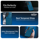Cobalt Blue Glass Case for Samsung Galaxy M16 5G