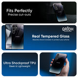 Black Obsidian Glass Case for Samsung Galaxy A57 5G