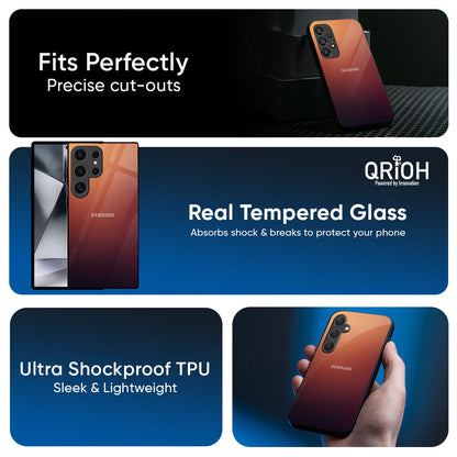 Sunset Background Glass Case for Samsung Galaxy M56 5G