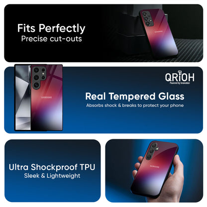 Gaussian Red Glass Case for Samsung Galaxy A57 5G